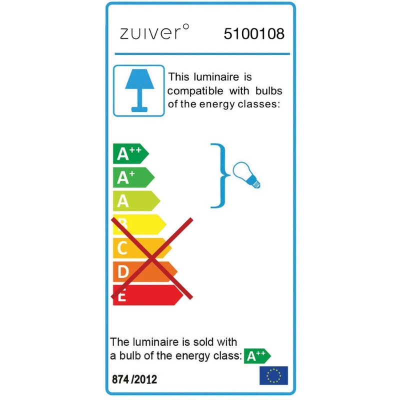 Bronzová kovová stojací lampa ZUIVER FLOAT 132 cm