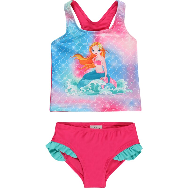 PLAYSHOES Bikiny světlemodrá / zlatě žlutá / pink