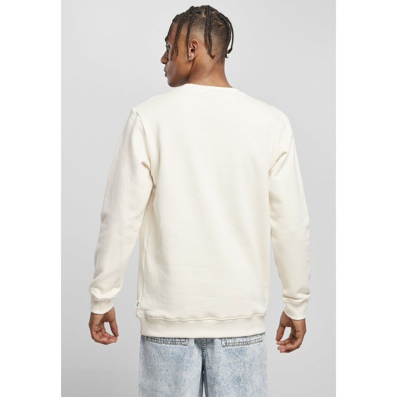 URBAN CLASSICS Organic Basic Crew - whitesand