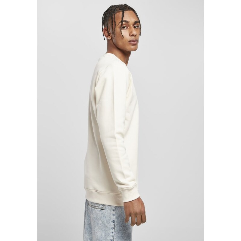 URBAN CLASSICS Organic Basic Crew - whitesand