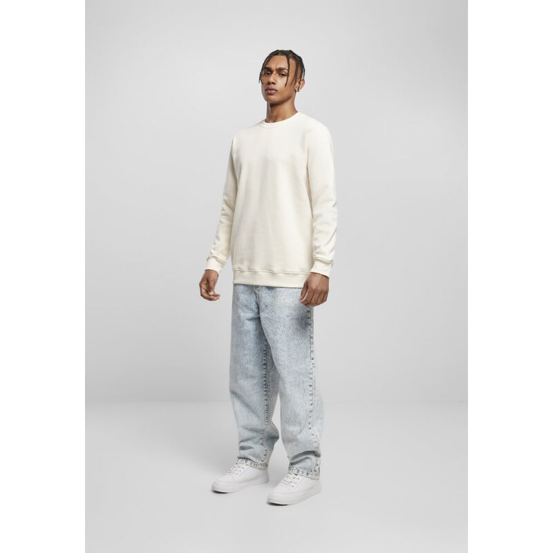 URBAN CLASSICS Organic Basic Crew - whitesand