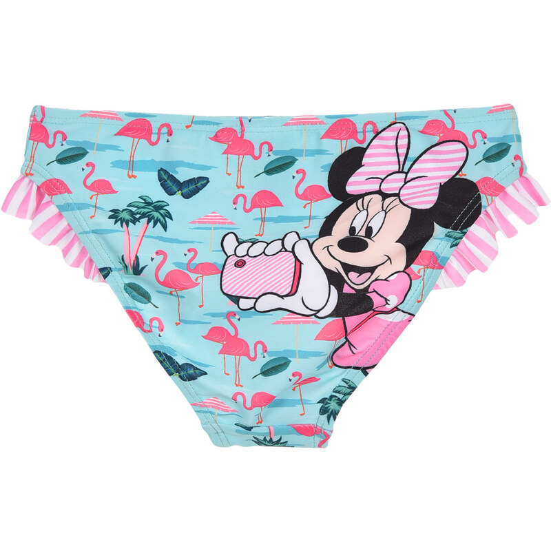 Dívčí plavky DISNEY MINNIE PLAMEŇÁCI zelené