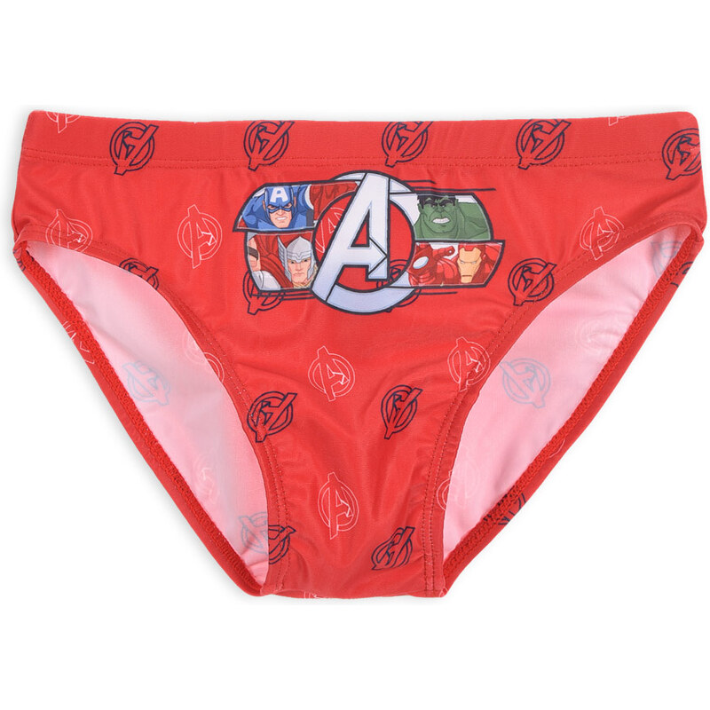 Chlapecké plavky AVENGERS HEROES červené 61157607