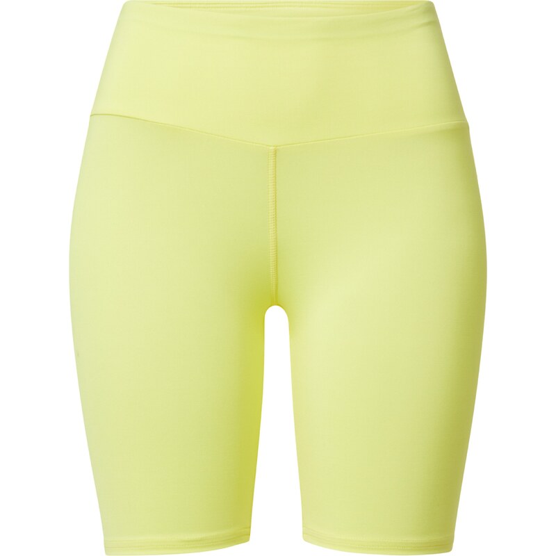 Hey Honey Sportovní kalhoty svítivě žlutá / šedá