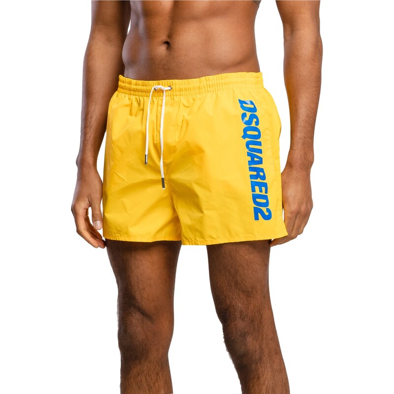 DSQUARED2 Logo Yellow plavky