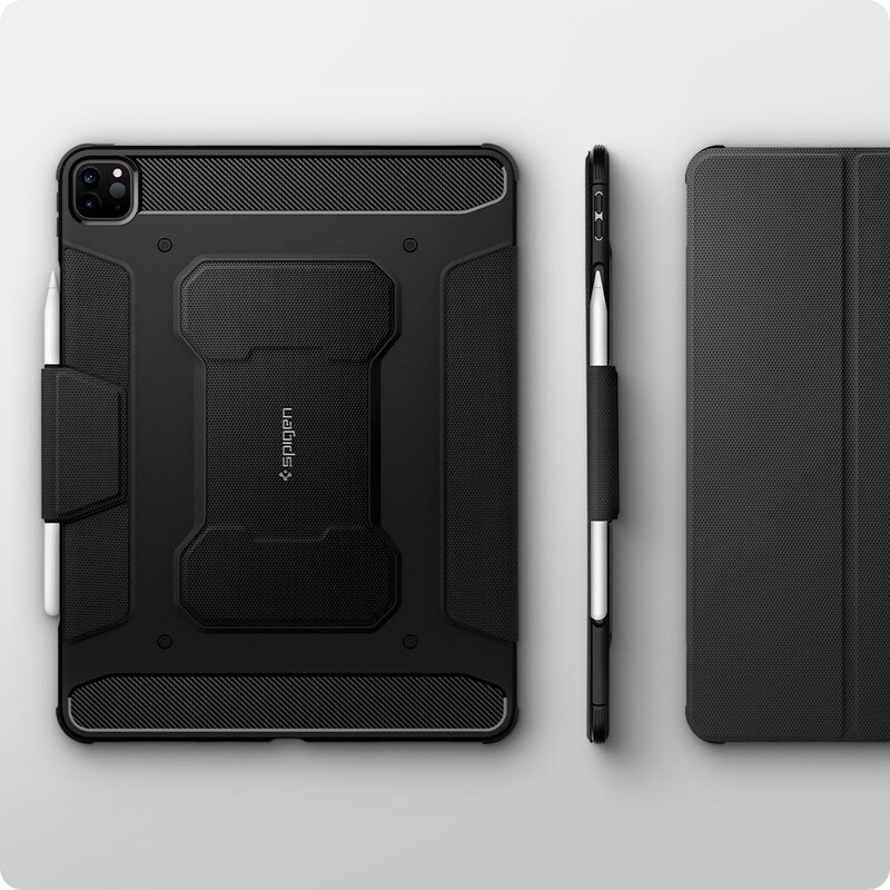 Pouzdro / kryt pro iPad Pro 12.9 (2022/2021) - Spigen, Rugged Armor Pro Black