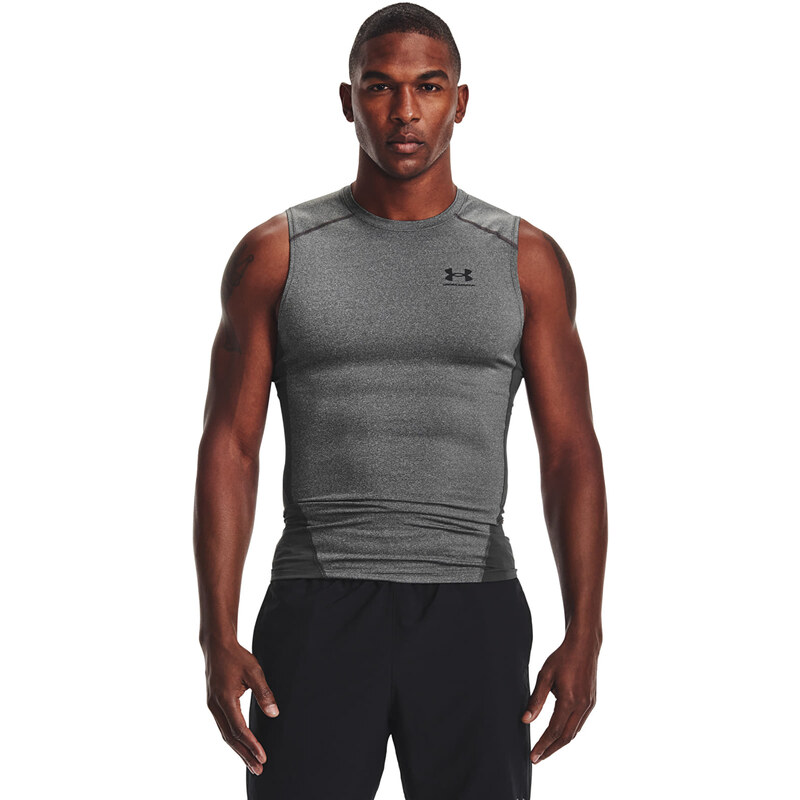 Tílko Under Armour Hg Armour Comp Sl Carbon Heather/ Black XL