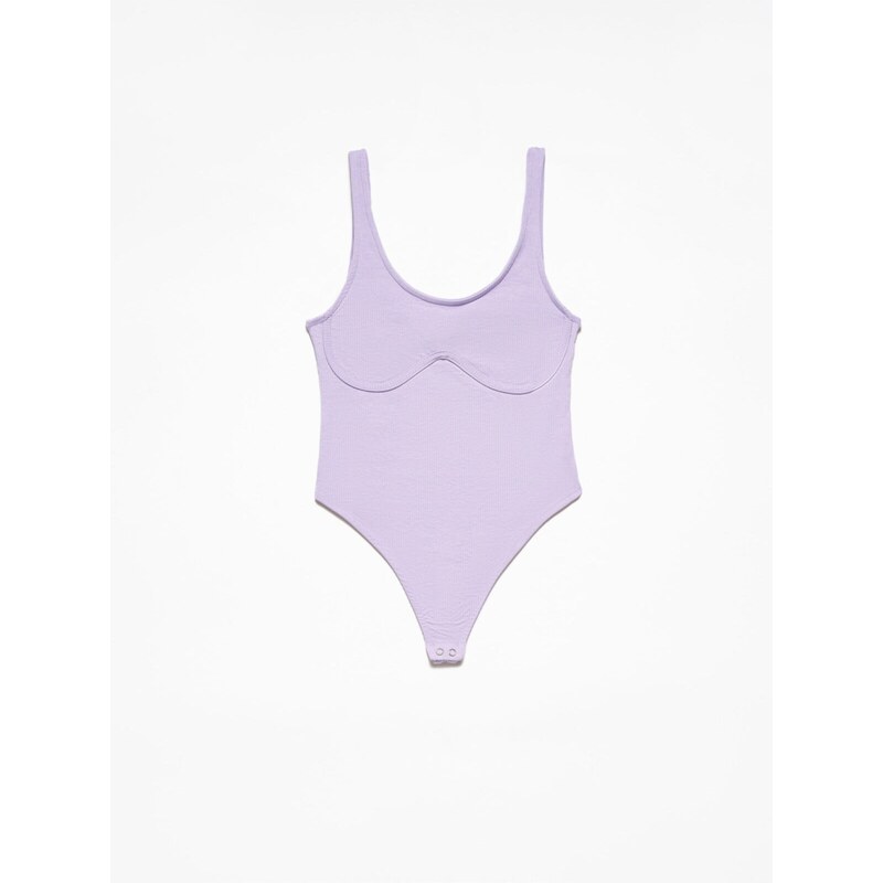 Dilvin 3787 Bodysuit-lilac