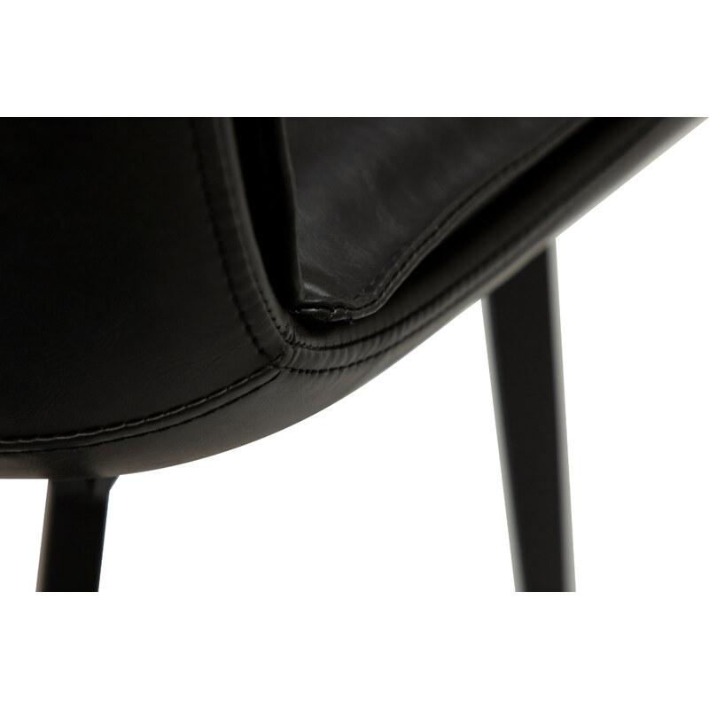 ​​​​​Dan-Form Černá koženková jídelní židle DAN-FORM Fierce