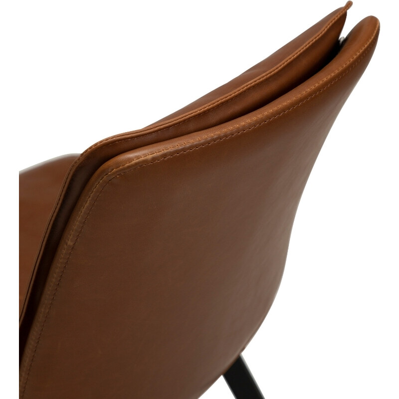 ​​​​​Dan-Form Hnědá koženková jídelní židle DAN-FORM Fierce