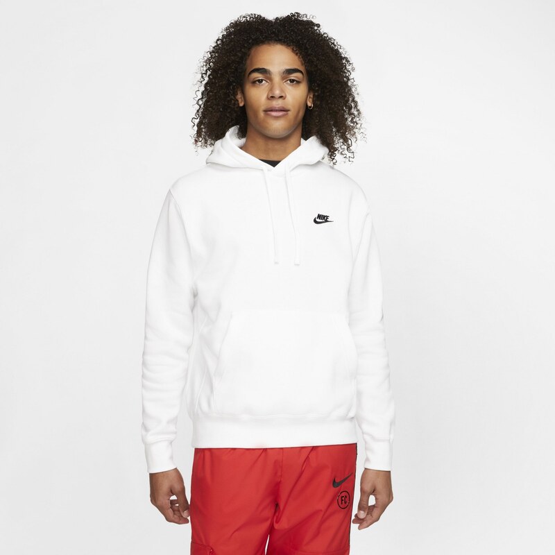 Nike Sportswear Club Fleece WHITE/WHITE/BLACK