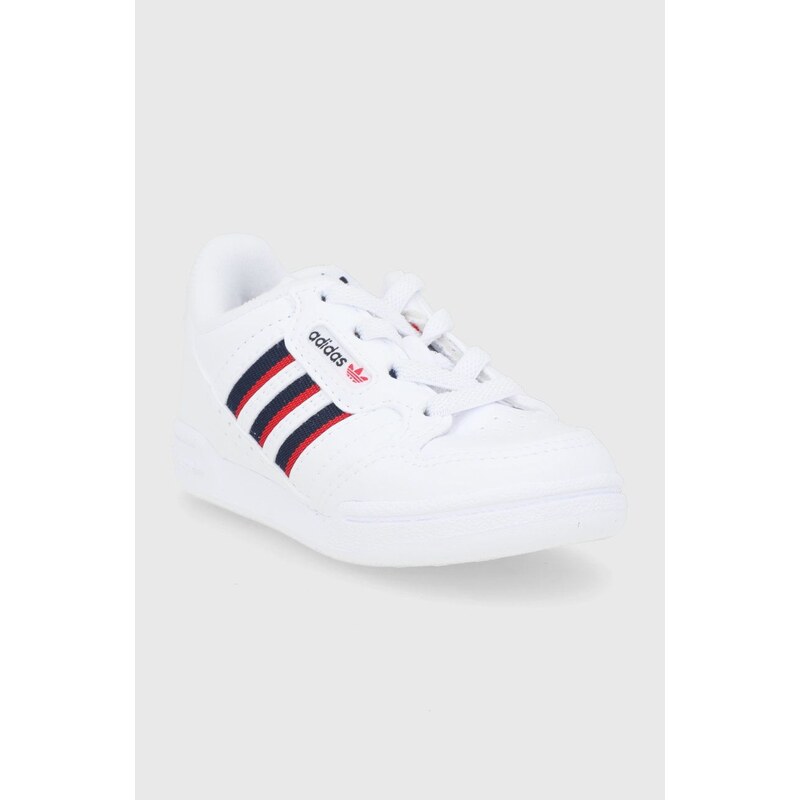 Dětské boty adidas Originals S42613 bílá barva
