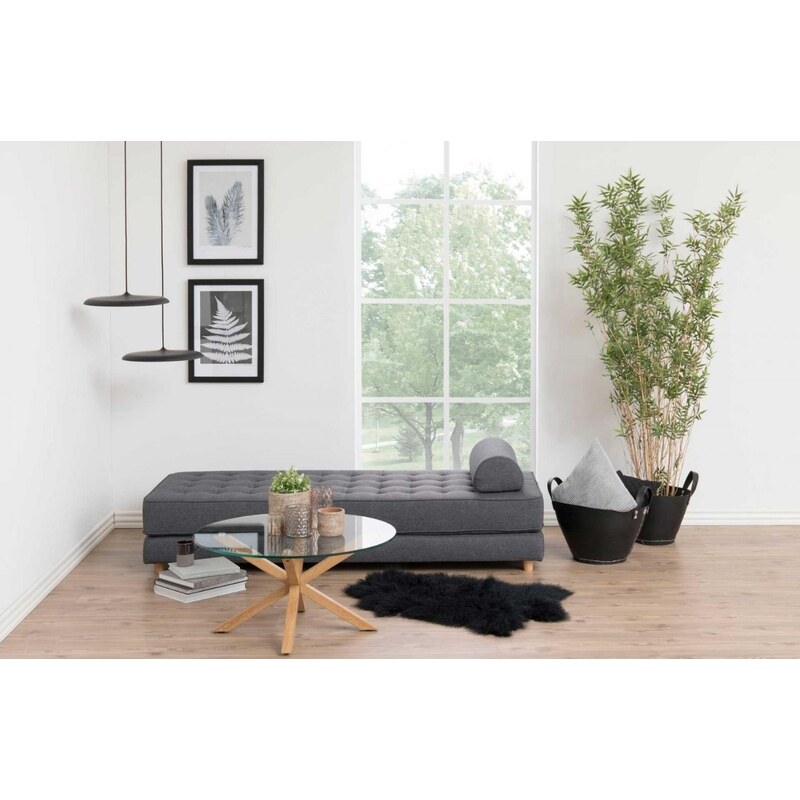 Scandi Skleněný konferenční stolek Skyline 82 cm