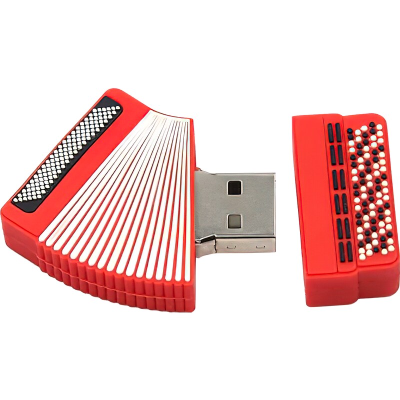 USB Flash disk - 32 GB - USB 3.0 - Akordeon - Knoflíkový