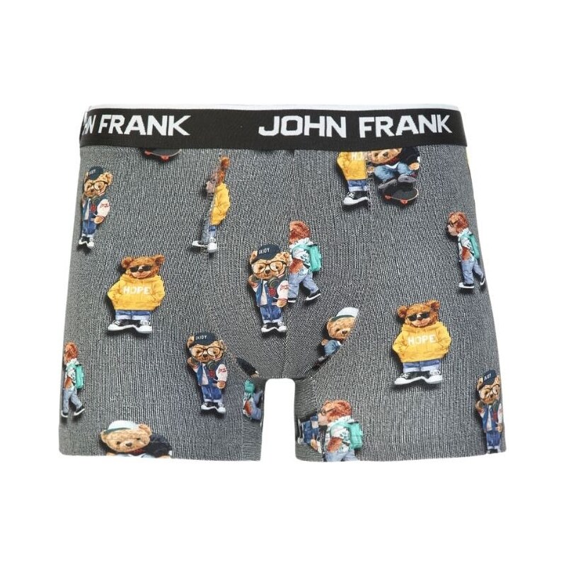 Pánské boxerky John Frank JFBD325-COOL TEDDY