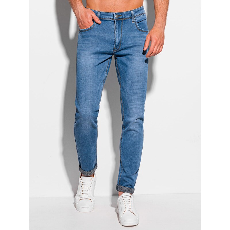 EDOTI Pánské džínové kalhoty 1101P - modré