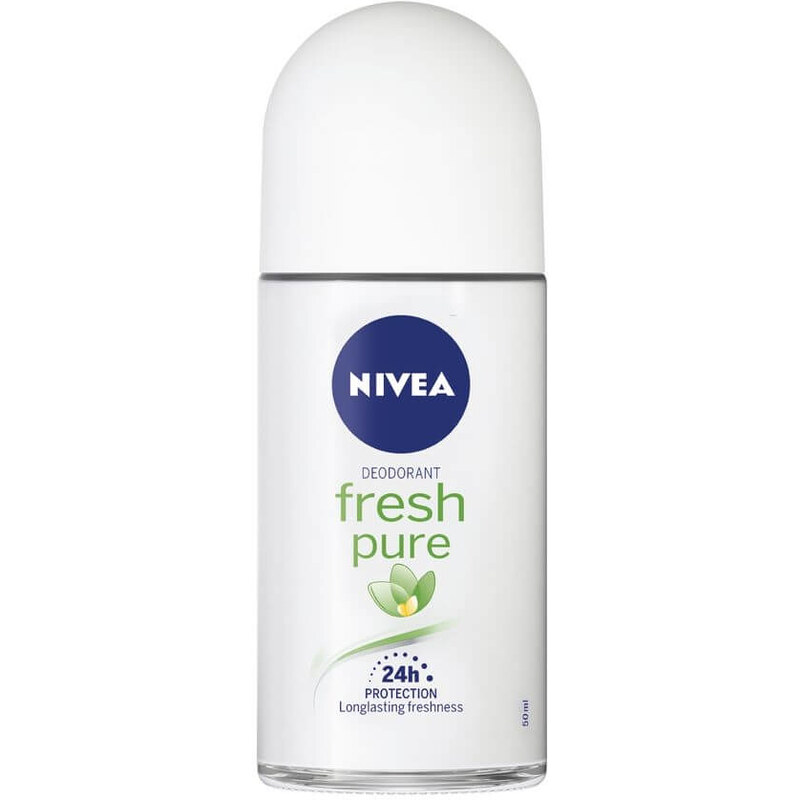 Nivea Kuličkový deodorant Pure & Natural Jasmín (Deodorant Roll-On) 50 ml