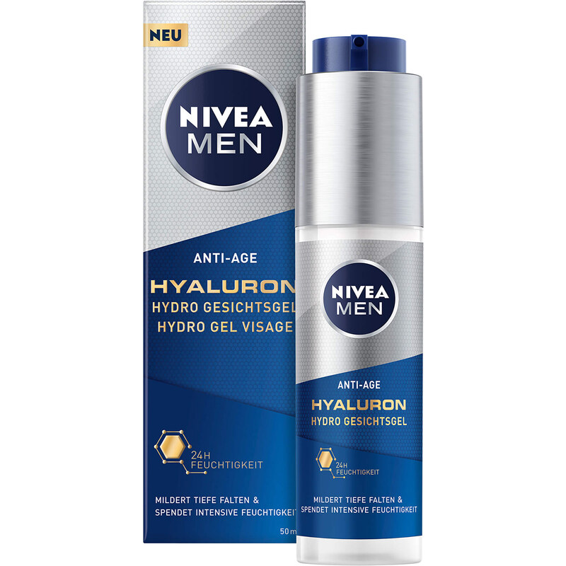 Nivea Osvěžující pleťový gel Nivea Men Hyaluron Anti-Age (Hydro Gel Visage) 50 ml