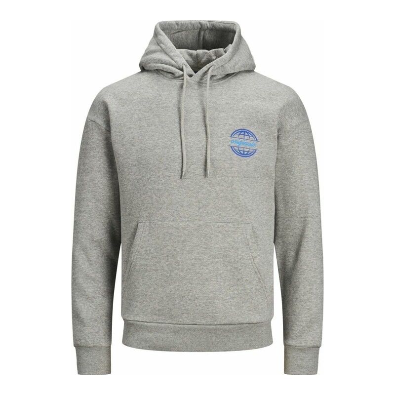 JACK & JONES Mikina JORColton modrá / šedý melír / černá / bílá