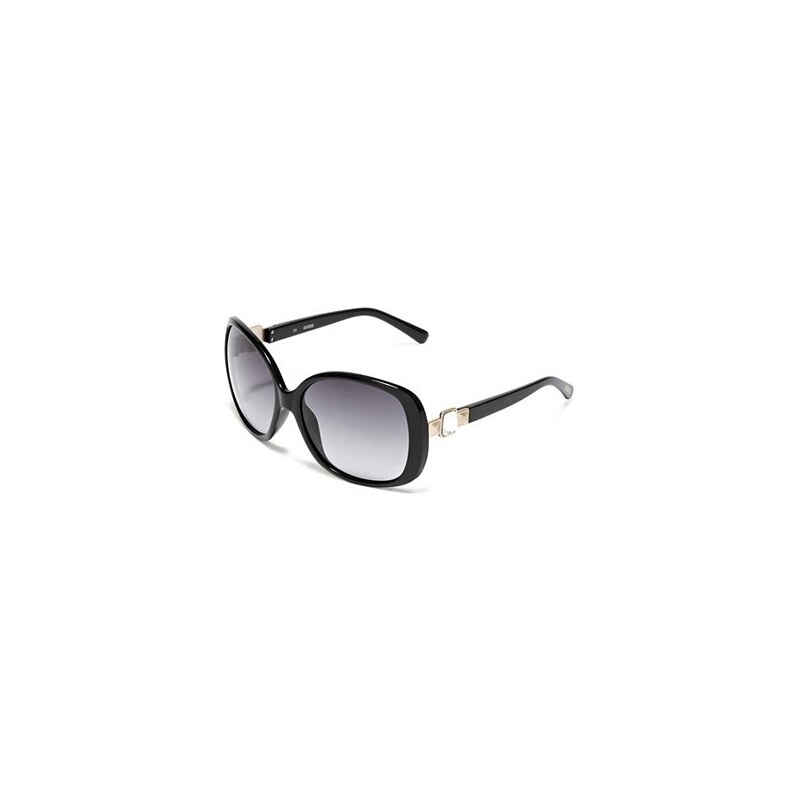 Guess Sluneční brýle Round Black Studded Sunglasses Gift Set