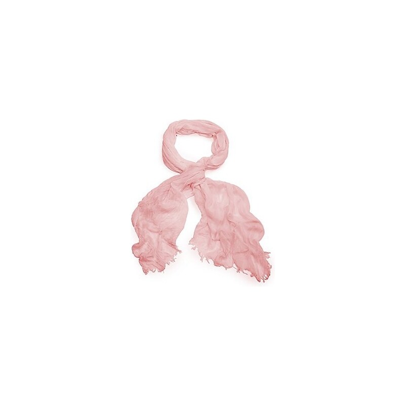 Guess by Marciano Šátek Guess Crinkled Tie Dye Scarf růžový