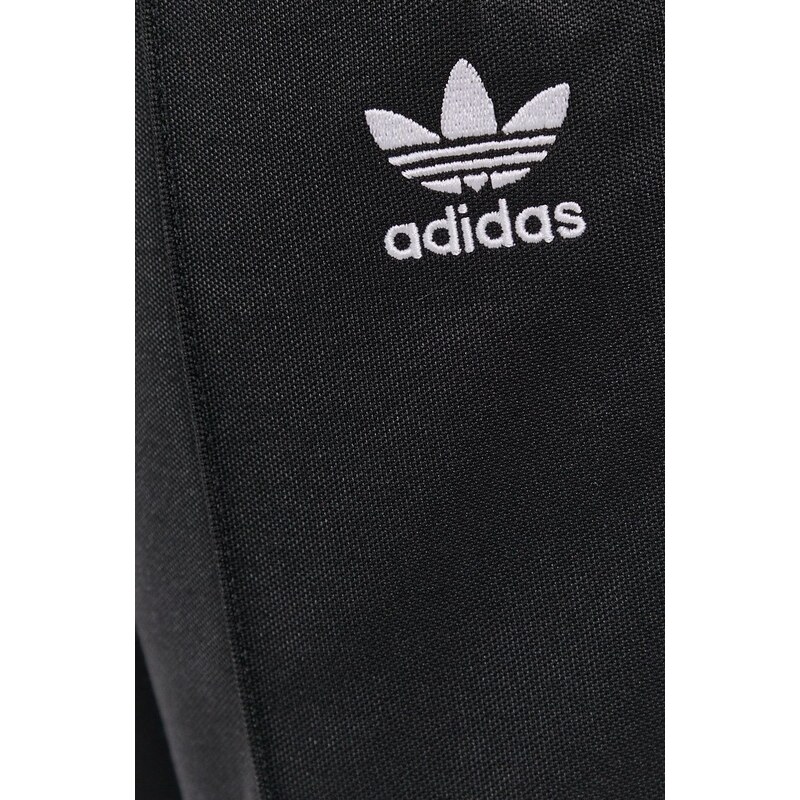 Kalhoty adidas Originals H09115 pánské, černá barva, hladké, H09115-BLACK