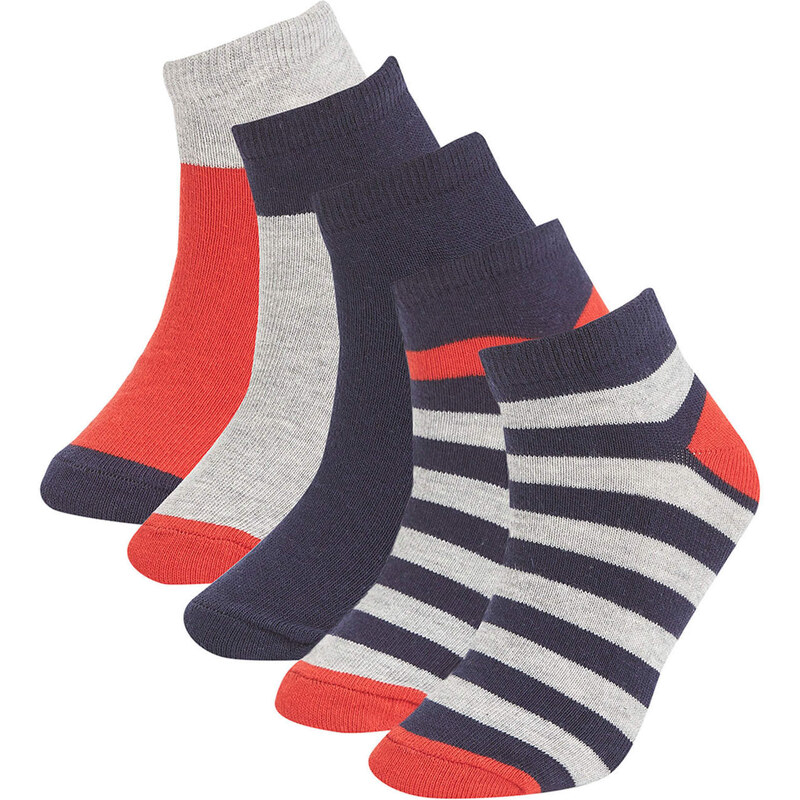 DEFACTO Boys 5 Pack Booties Socks