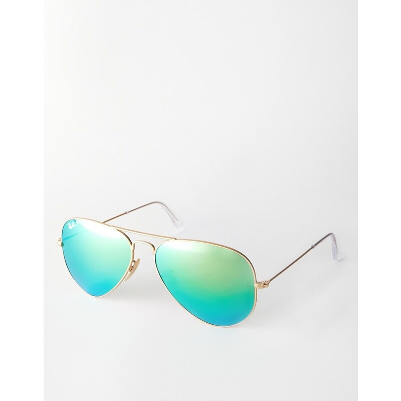 Ray-Ban Aviator Polarised Sunglasses - Gold