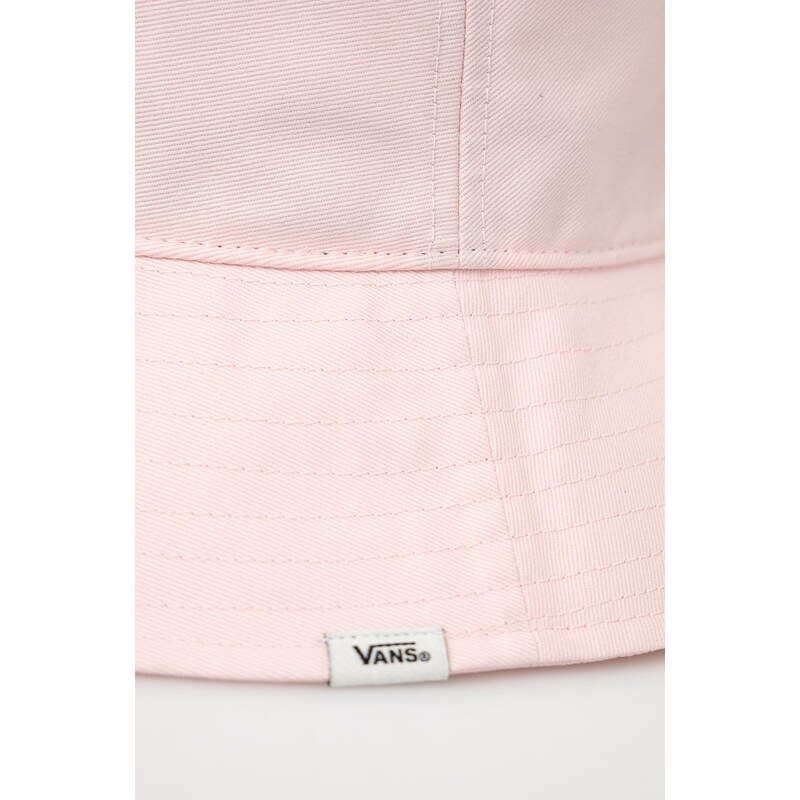 Klobouk Vans růžová barva, bavlněný, VN0A5GRGZJY1-pink