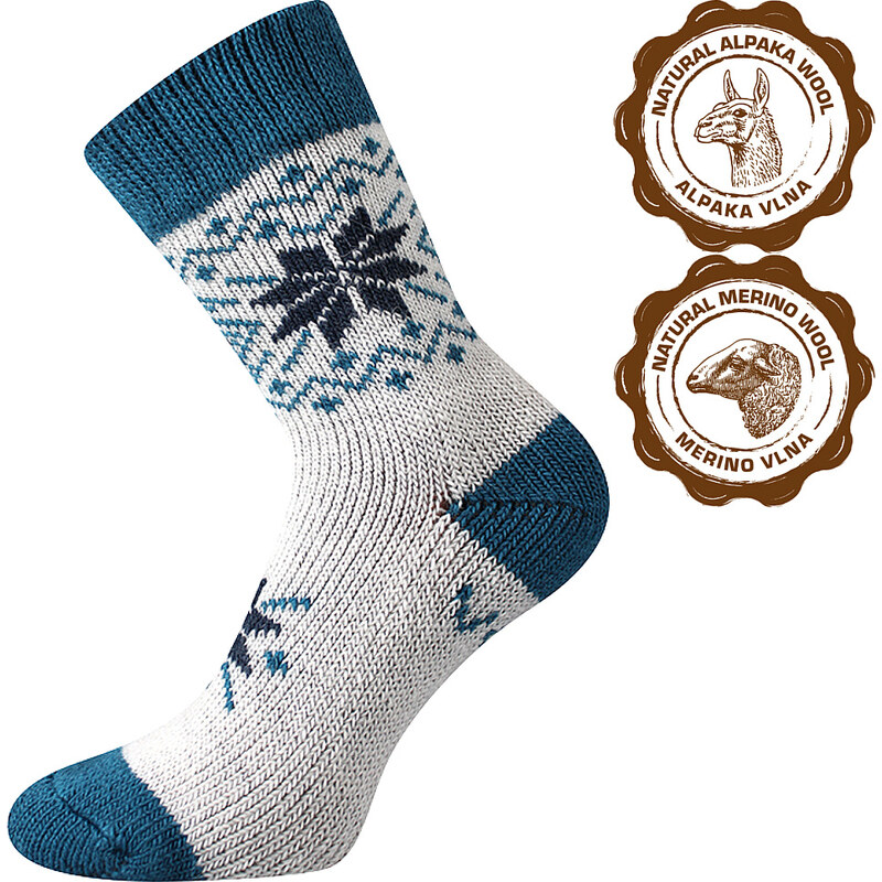 ALTA vlněné extra hřejivé antibakteriální ponožky se stříbrem Voxx