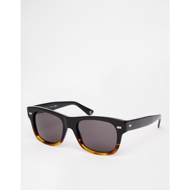 Gucci Wayfarer Style Sunglasses - Brown