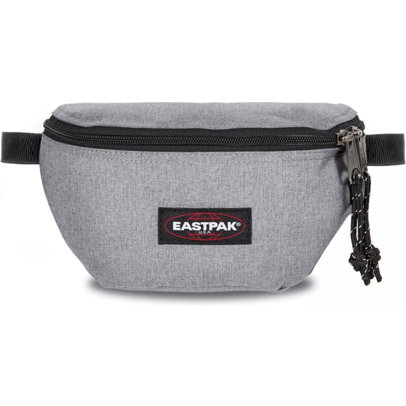 EASTPAK Ledvinka Springer šedý melír / černá / bílá