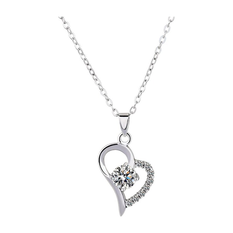 Emporial stříbrný náhrdelník Srdce lásky SON1050