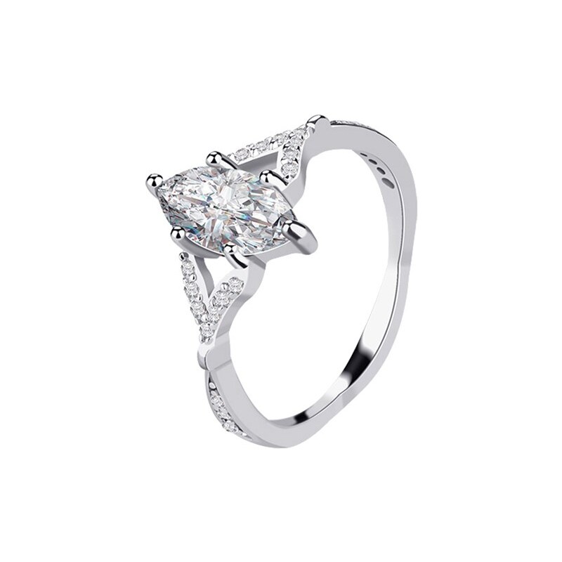 Emporial stříbrný rhodiovaný prsten Pro princeznu MA-SOR1606