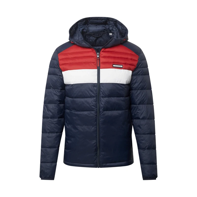 JACK & JONES Přechodná bunda Ace námořnická modř / červená /