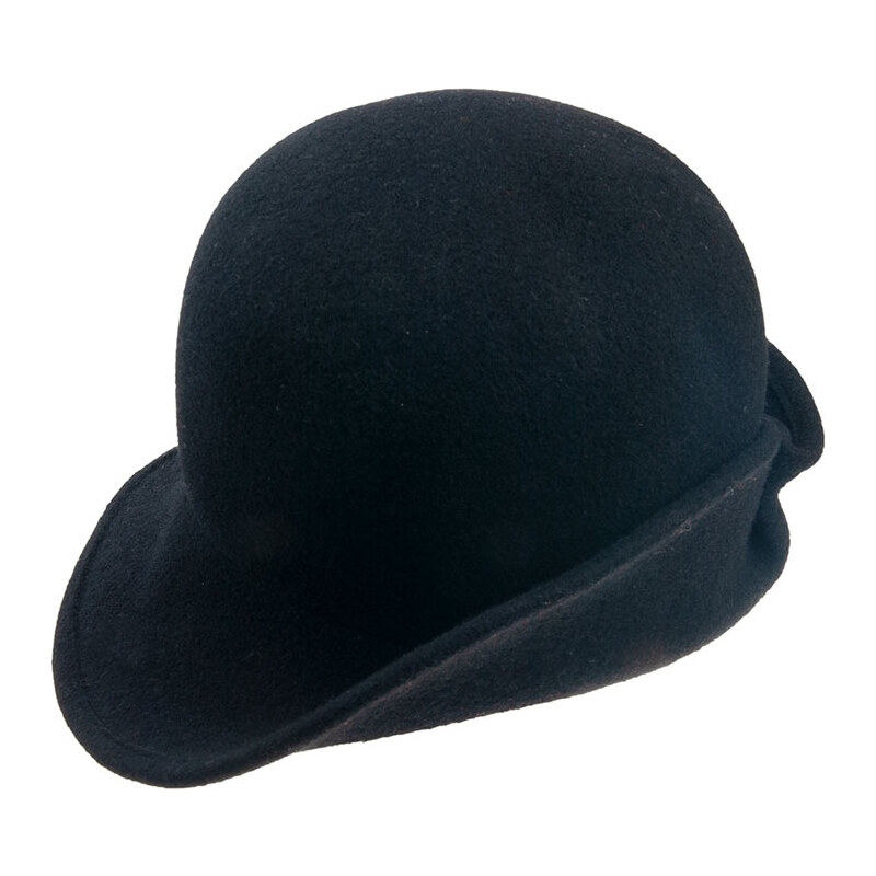 Dámský vlněný klobouk se zvednutým okrajem TONAK