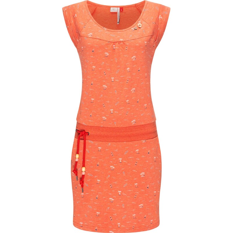 Ragwear Letní šaty Penelope tmavě modrá / oranžová / bílá