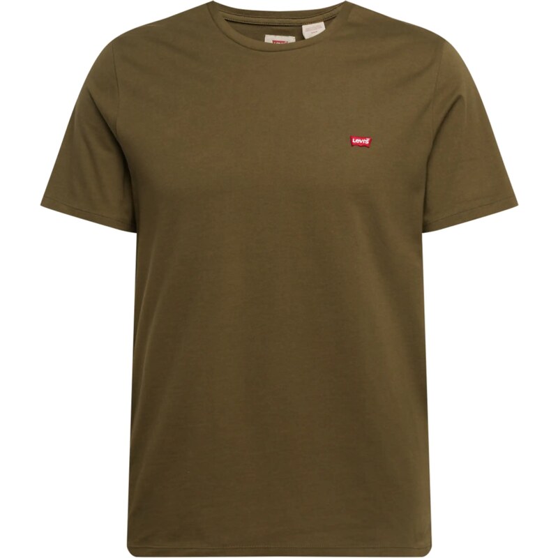 LEVIS  Tričko SS Original HM Tee olivová / červená / bílá
