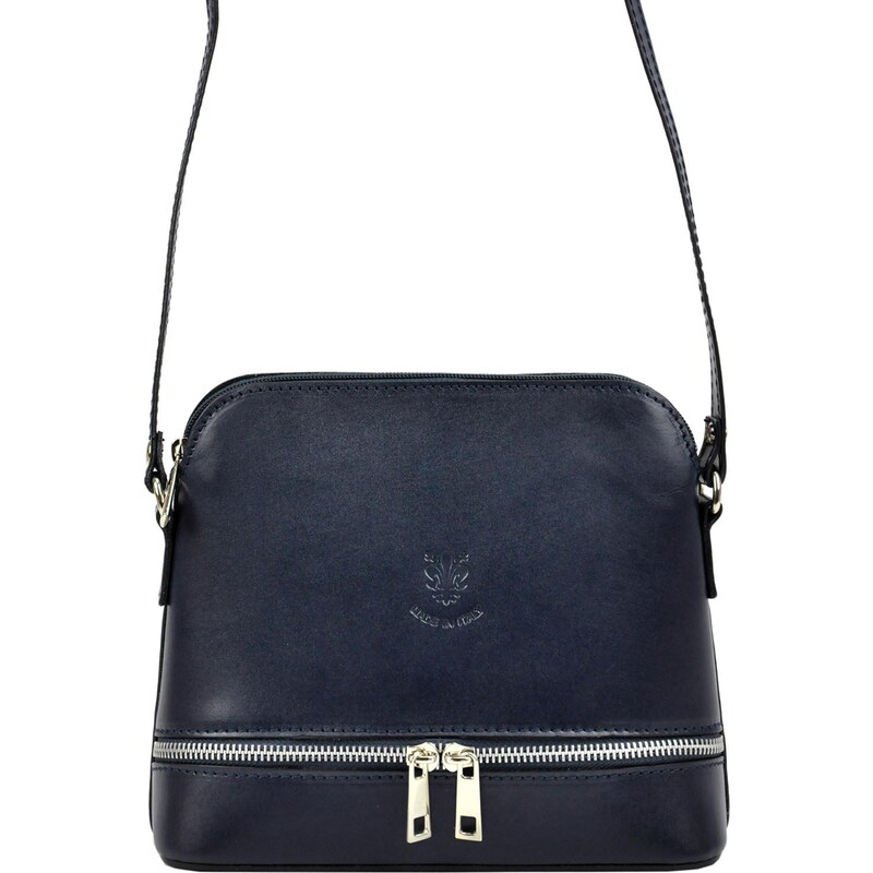 Kožená crossbody kabelka Gregorio 510 modrá
