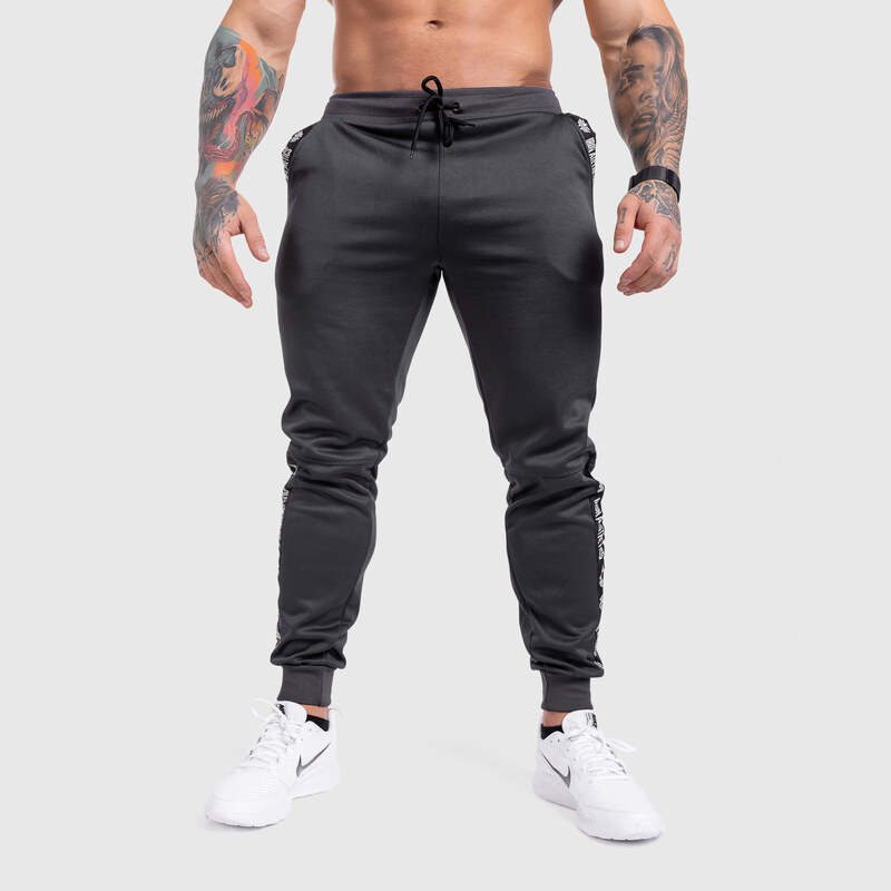 Jogger tepláky Iron Aesthetics Partial, šedé