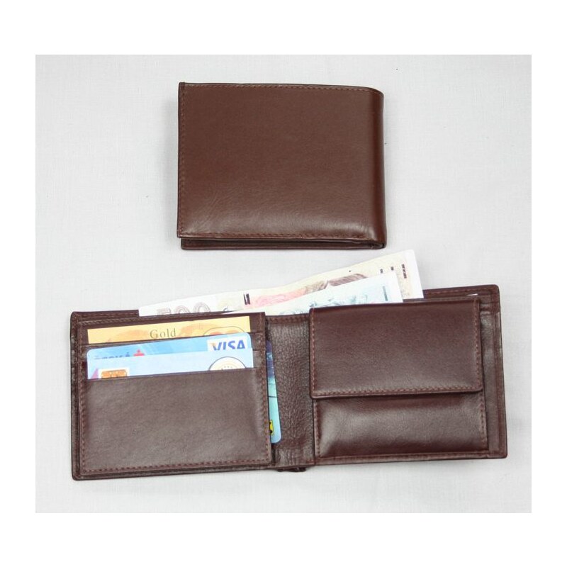 Arwel Pánská kožená peněženka-hnědá