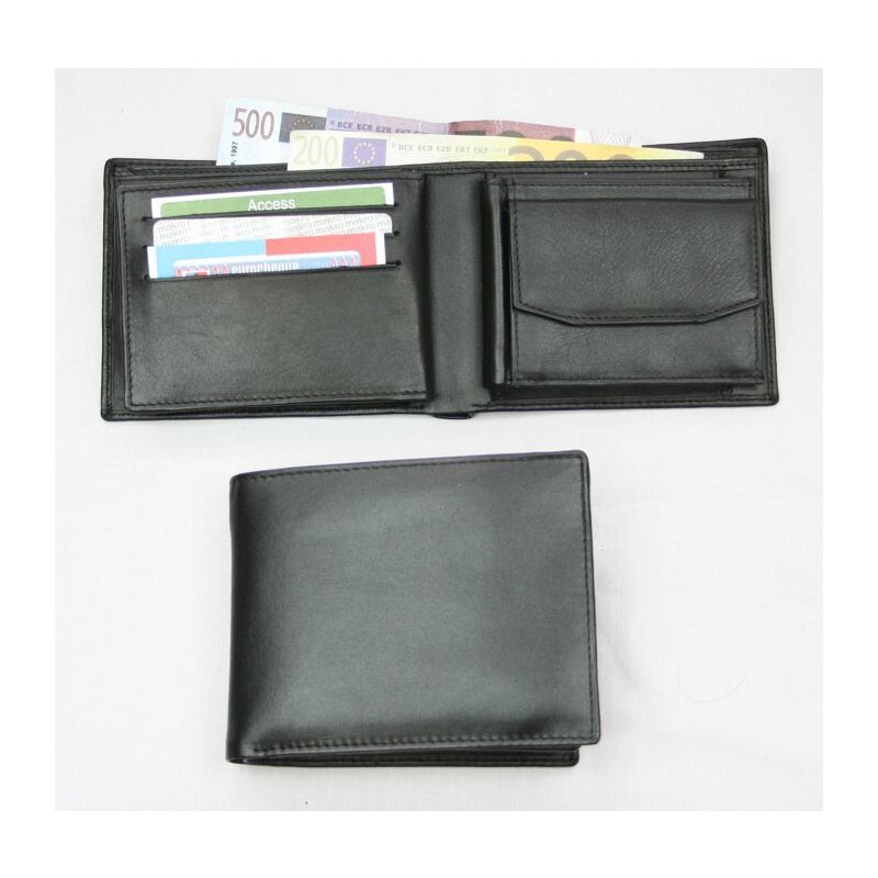 Arwel NOVINKA Pánská kožená peněženka -černá