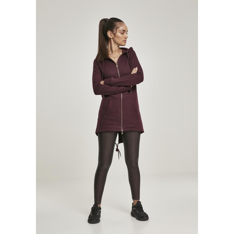 UC Ladies Dámská Sweat Parka redwine