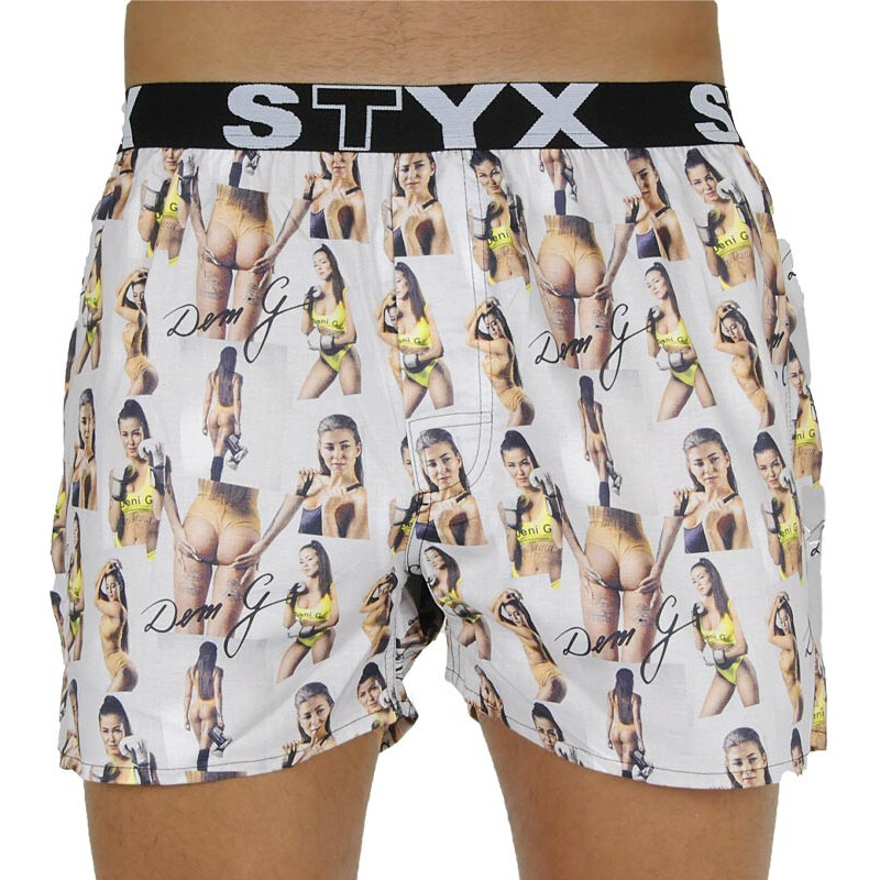 Pánské trenky Styx art sportovní guma - Deni G - limitovaná
