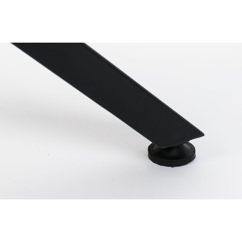 White Label Černý kulatý barový stůl WLL MAZE ROUND 110 cm