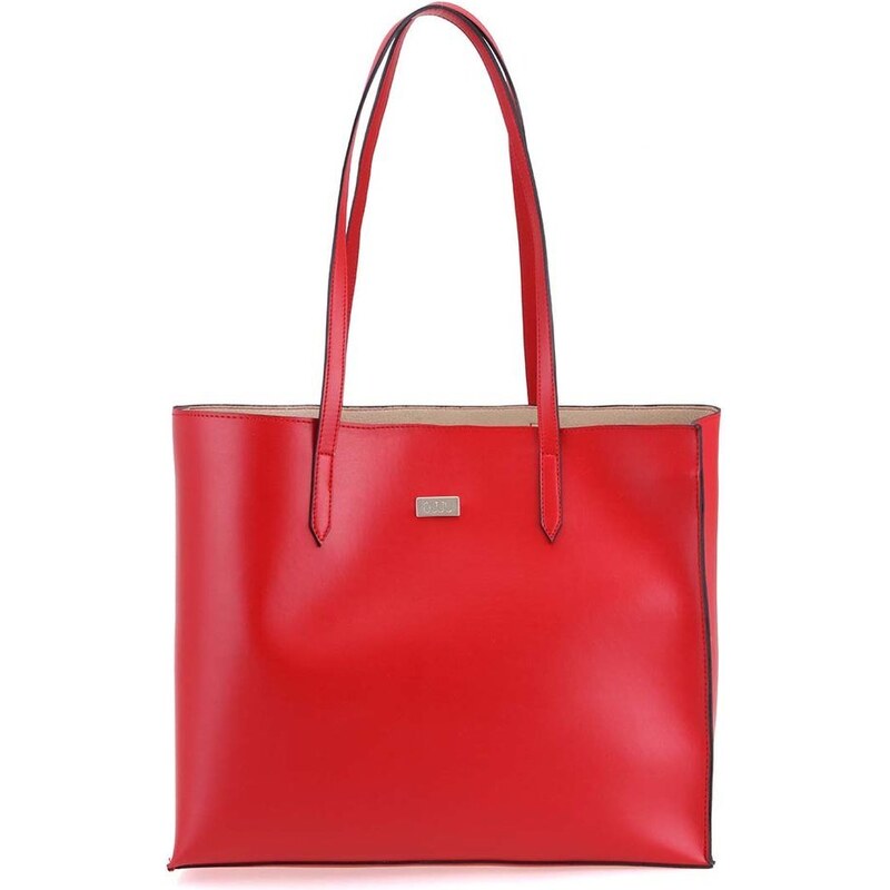 Červená minimalistická kabelka OJJU