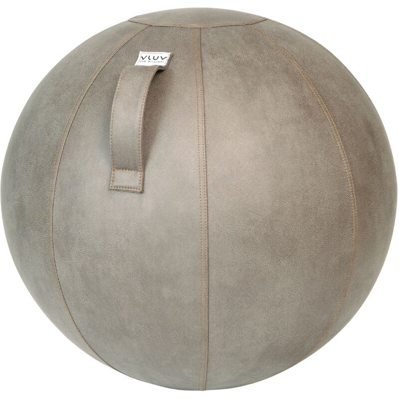 Světle šedý sedací / gymnastický míč VLUV VEEL Ø 65 cm