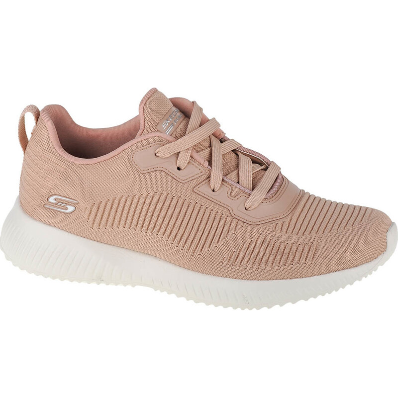 Pudrové dámské tenisky Skechers Bobs Squad-Tough Talk 32504-NUDE