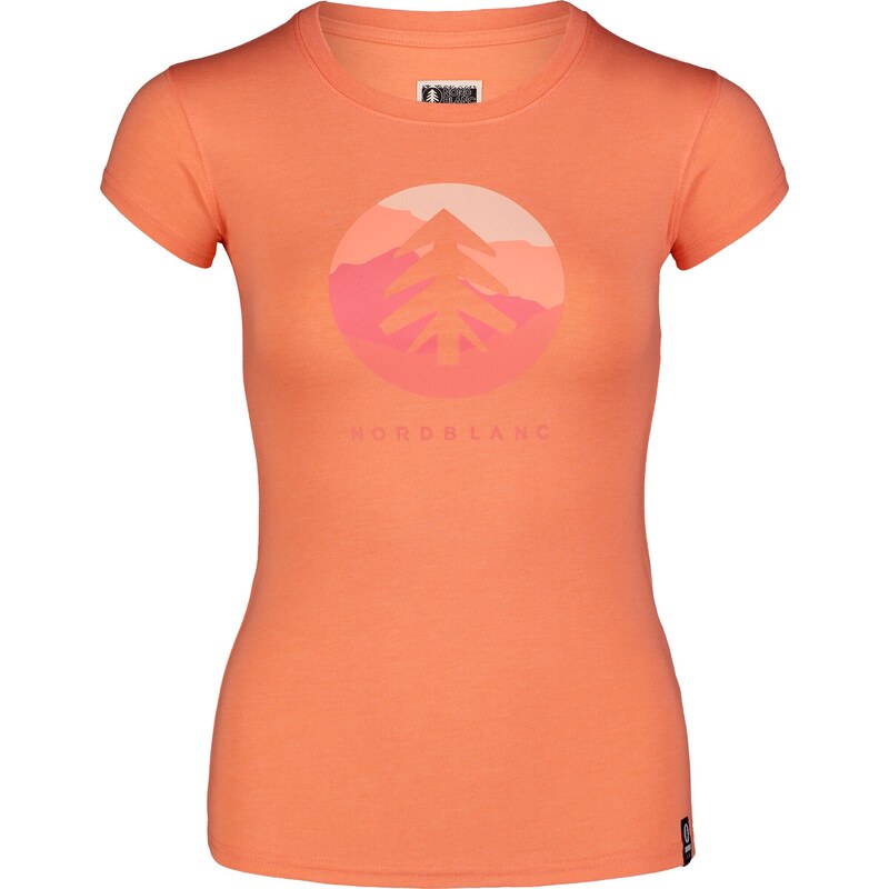 Nordblanc Oranžové dámské elastické tričko SUNTRE
