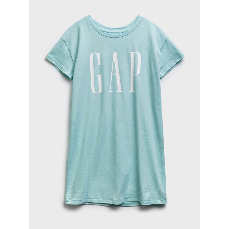 GAP Dětské šaty Logo shift dress - Holky